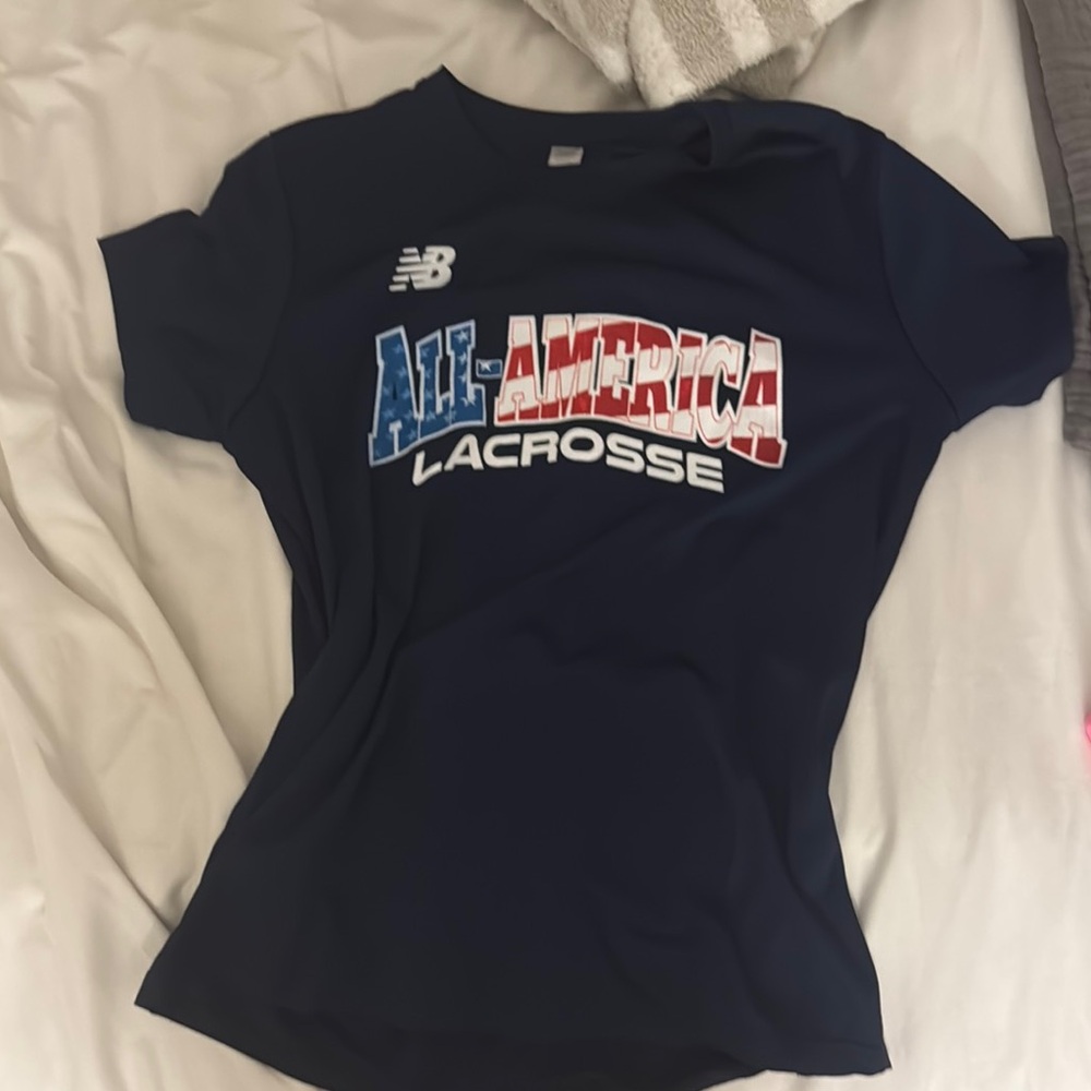 New Balance Navy All-America Lacrosse Tee
